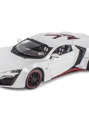 Іграшкова машинка lykan hypersport металева інерційна