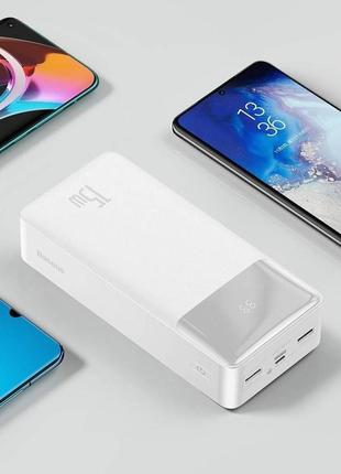 Портативний акумулятор baseus bipow digital display power bank 30000 mah 2 usb 1type-c 3a 15 w qc (ppdml-k02)