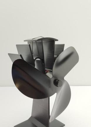 Вентилятор на три лопаті для каміна буржуйки