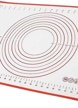 Килимок для розкочування тіста та випічки силіконовий