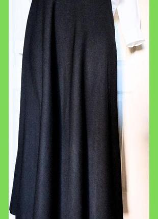 Макси юбка длинная черная р.36 s,xs талия 66см3 фото