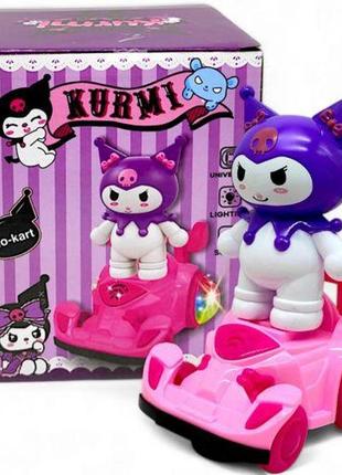 Лялька музична і світиться на машинці "куромі kuromi" аніме