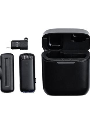 Мікрофон петличний бездротовий bluetooth для телефону петличка на одяг професійний