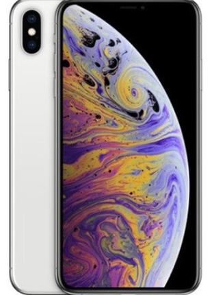 Смартфон apple iphone xs max 256gb silver, гарантія 12 міс. refurbished