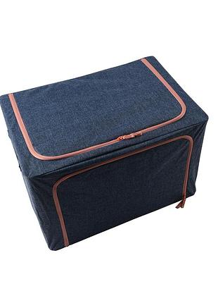 Коробка-органайзер для хранения с застежкой и ручками 100 л