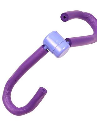 Тренажер-эспандер бабочка для рук и ног универсальный, фиолетовый