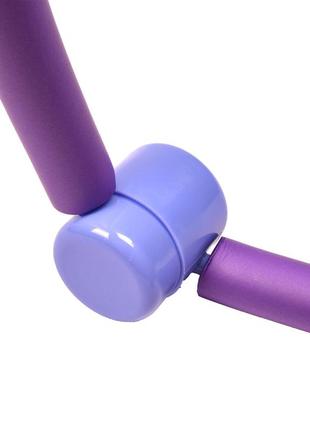 Тренажер-эспандер бабочка для рук и ног универсальный, фиолетовый