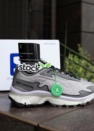 Мужские кроссовки salomon xt-slate grey purple