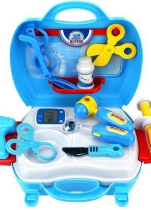 Набір доктора у валізці "medical" (18 предметів) пластик різнобарв'я