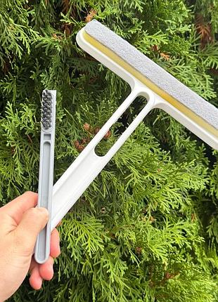 Двухсторонняя щетка для мытья окон 3 в 1, щетка для мытья окон, прибор для мытья зеркал