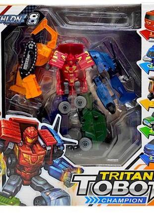 Трансформер "tritan tobot. champion" (18 см) пластик різнобарв'я