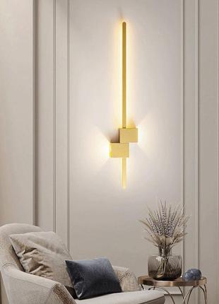 Бра led 27528 латунь 6х15х80 см. trn trn