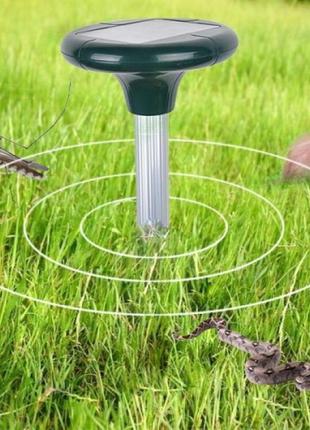 Ультразвуковой отпугиватель грызунов кротов solar rodent repeller 2 шт комплект trn