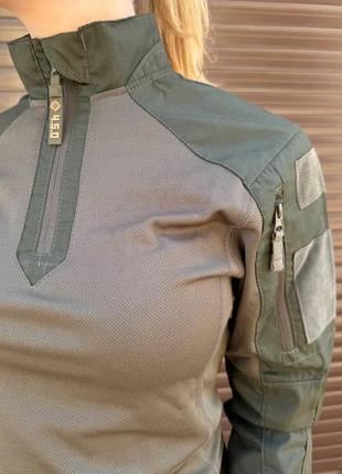 Убакс женский олива, тактический убакс рубашка для женщин всу
