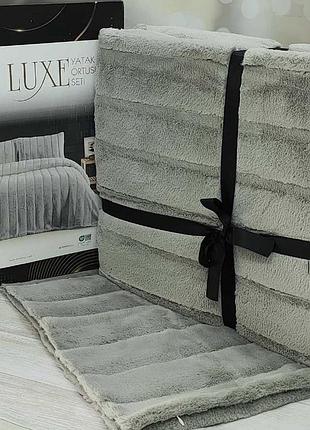 Покрывало плюшевое кролик евро размер 230 на 250 merinos