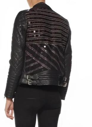 Куртка косуха кожаная maison scotch