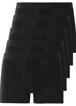 Трусы-боксеры набор 5 шт. для мужчины livergy lidl 415813 m черный