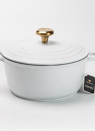 Набор посуды для приготовления 6 предметов белый.