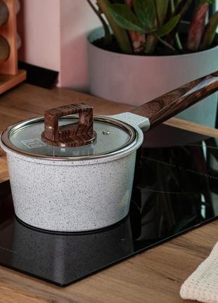 Сотейник с антипригарным покрытием 1,65 л с толстым дном ø 16 см mgc