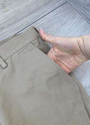 Пісочні чоловічі котонові брюки4 фото