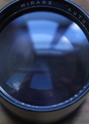 Объектив mirage reflex 200mm 3.5 резьба m42
