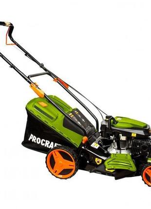 Газонокосилка бензиновая procraft функция мульчирования моторизованный привод 7 уровней регулировки высоты