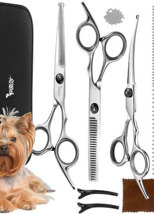 Ножницы для стрижки собак purlov 23186