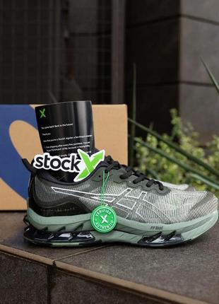 Мужские кроссовки Homme gel-kinsei blast le linchen green white