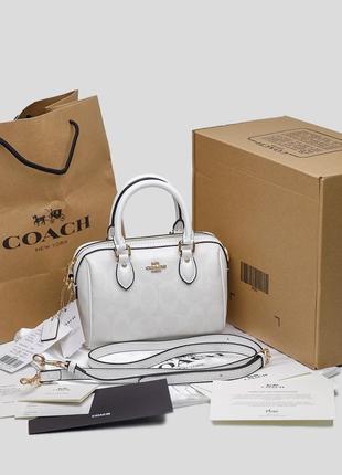 Шкіряна сумка міні бочонок в канві co