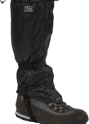 Гетри туристичні highlander glenshee men's gaiters black (gat013-bk)1 фото