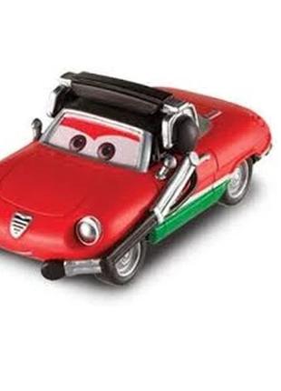 Тачки mattel disney pixar cars giuseppe motorosi джузеппе моторози - тренер франческо бернуллі