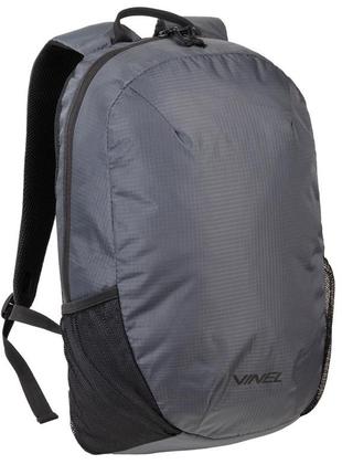 Рюкзак для ноутбука 15.6"-16" vinel, поліестер, сірий vl-0101bp-gy