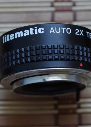 Теле конвертер litematic 2x teleconverter для pentax pk