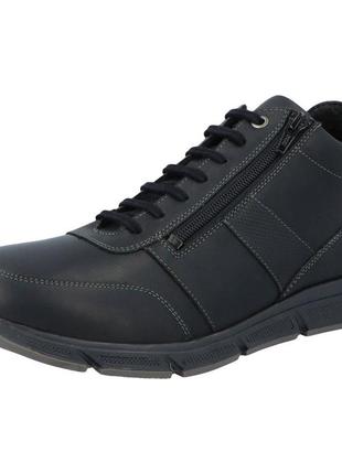 Чоловічі черевики solidus kai чорні/антрацит (німеччина) (чорний, 44,5)