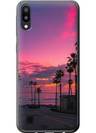 Чехол на samsung galaxy m10 пальмы "5873u-1661-71002"