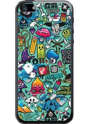 Чехол на iphone se стикер бомбинг 1 "693u-214-71002"