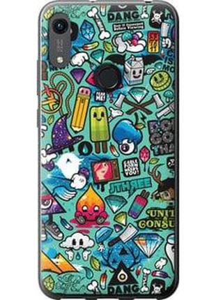 Чехол на huawei honor 8a стикер бомбинг 1 "693u-1635-71002"