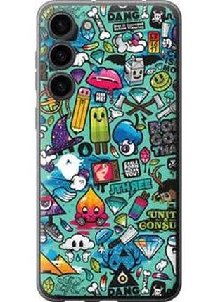 Чехол на samsung galaxy s23 plus стикер бомбинг 1 "693u-2905-71002"