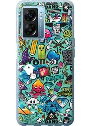 Чехол на oppo a77 5g стикер бомбинг 1 "693u-1377-71002"