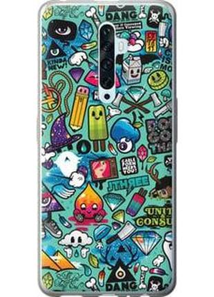 Чехол на oppo reno 2z стикер бомбинг 1 "693u-1867-71002"