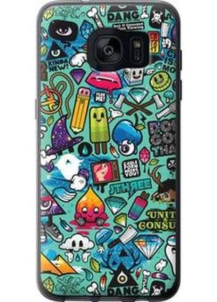 Чехол на samsung galaxy a50s edge g935f стикер бомбинг 1 "693u-257-71002"