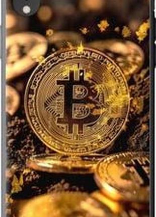 Чехол на iphone xr золотая лихорадка биткойна "6089u-1560-71002"