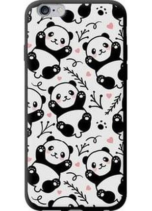 Чехол на iphone 6 plus панды "4318b-48-71002"