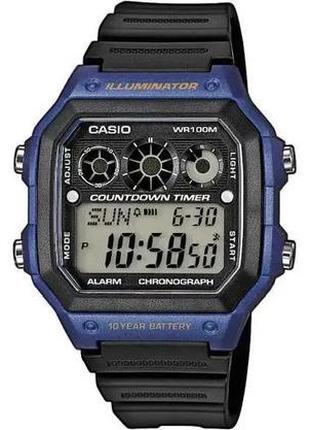 Часы casio ae-1300wh-2avef. синий