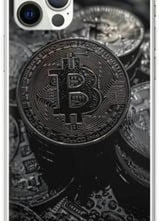 Чехол на iphone 12 black bitcoin "6090sp-2053-71002"