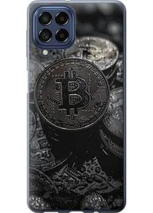 Чехол на samsung galaxy m53 m536b black bitcoin "6090u-2608-71002"