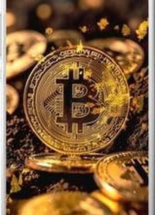 Чохол на huawei ascend p8 золота лихоманка біткойна "6089u-123-71002"