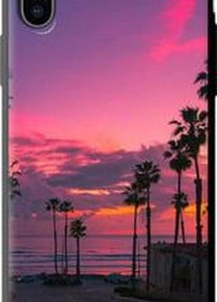 Чехол на iphone x пальмы "5873b-1050-71002"