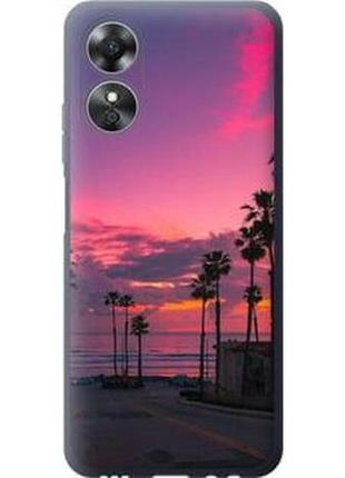 Чохол на oppo a17 пальми "5873u-2954-71002"