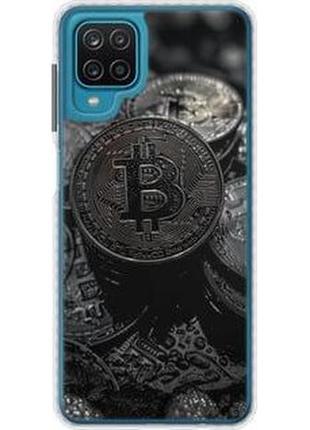 Чехол на samsung galaxy a12 a125f black bitcoin "6090pc-2201-71002"